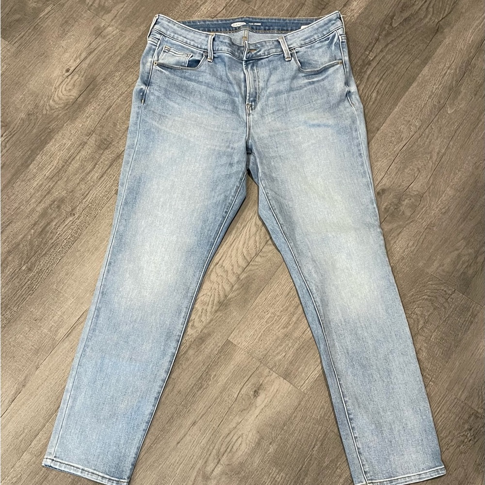 Womens old navy power straight jeans size 14